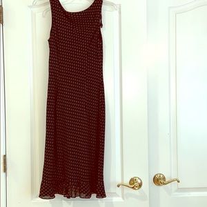 Black and white polka dot dress